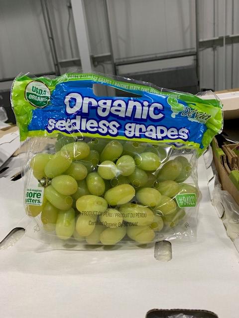 Organic Jumbo Green Grapes