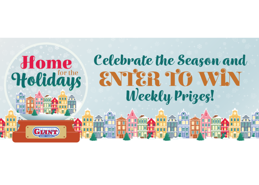 California Giant sweepstakes celebrates Home for the Holidays | The Packer