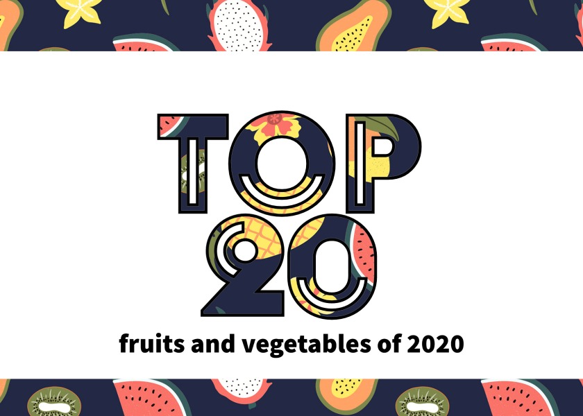 Top 20 Fruits and Vegetables Sold in the U.S. 2022
