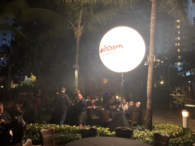  The Packer's GOPEX 2022 Feb. 1 reception at the Hard Rock Hotel and Casino pool deck, sponsored by Wholesum Harvest.