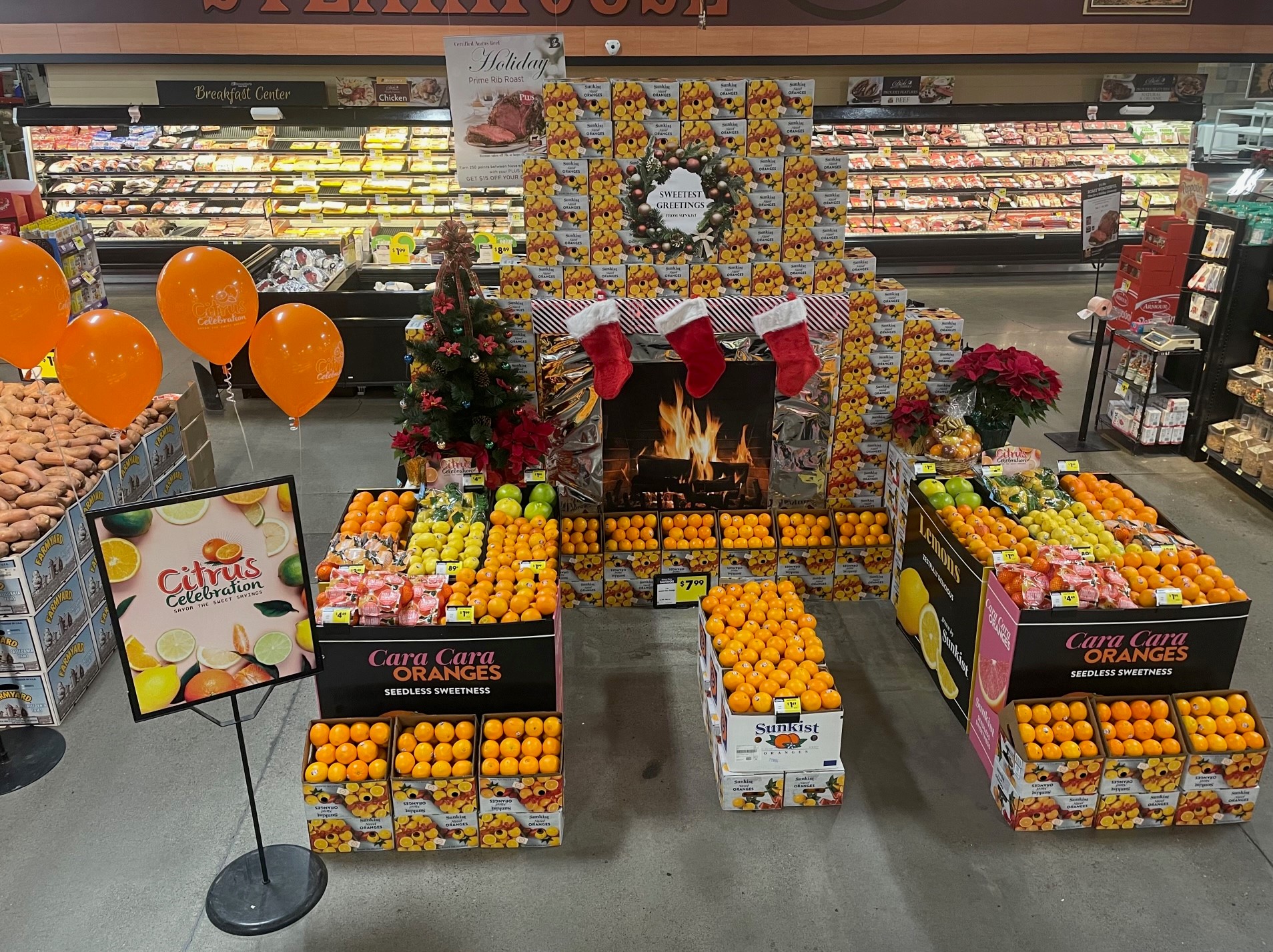  Best Citrus Display, honorable mention: Alan Summers of Broulim’s, Rexburg, Idaho.