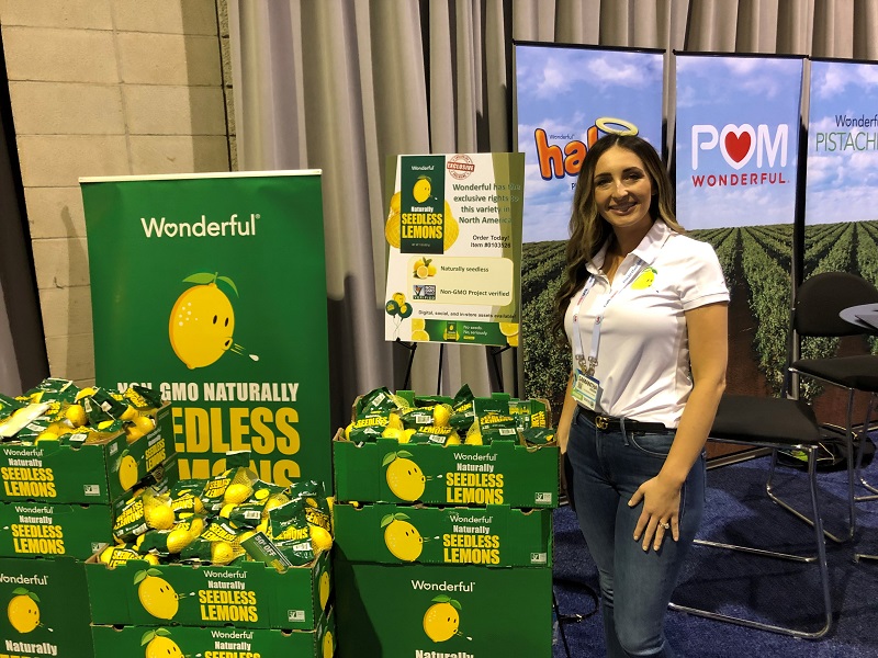  Samantha Hough, account executive for Wonderful Citrus, Delano, Calif., said the firm has its Wonderful Seedless lemons until about May this year, with volume starting up again in October. By 2023, the marketer expects to have year-round volume of the variety, she said.
