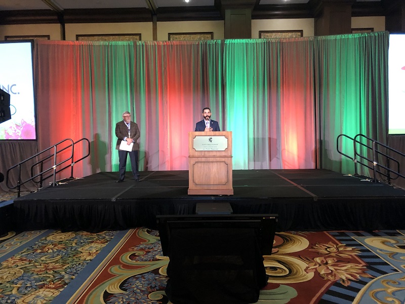  <p>Dante Galeazzi, president and CEO of the Texas International Produce Association address the Viva Fresh audience.</p>

<p>&nbsp;</p>
