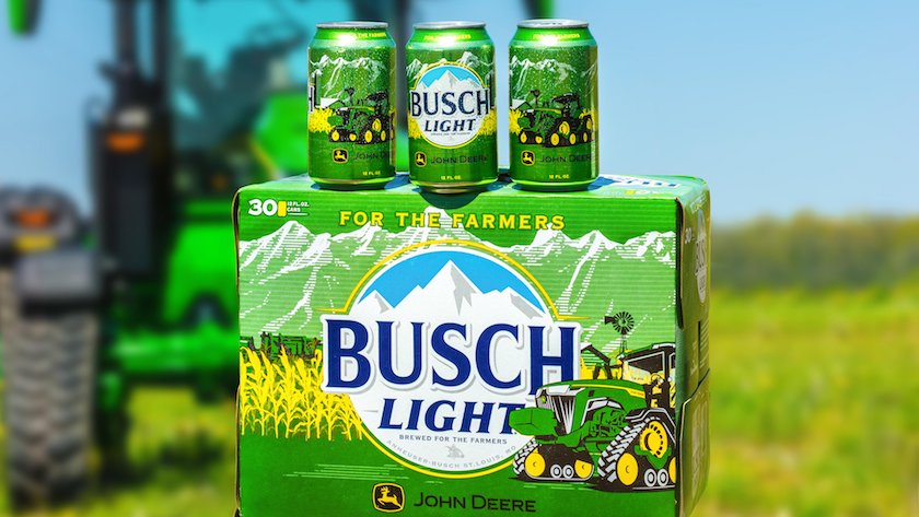 A Dream Come True? Busch Light And John Deere Serve Up Limited Edition 'For  The Farmers' Beer Can