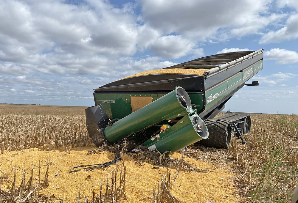  Without A Hitch: How about we just say this corn had record test weight?