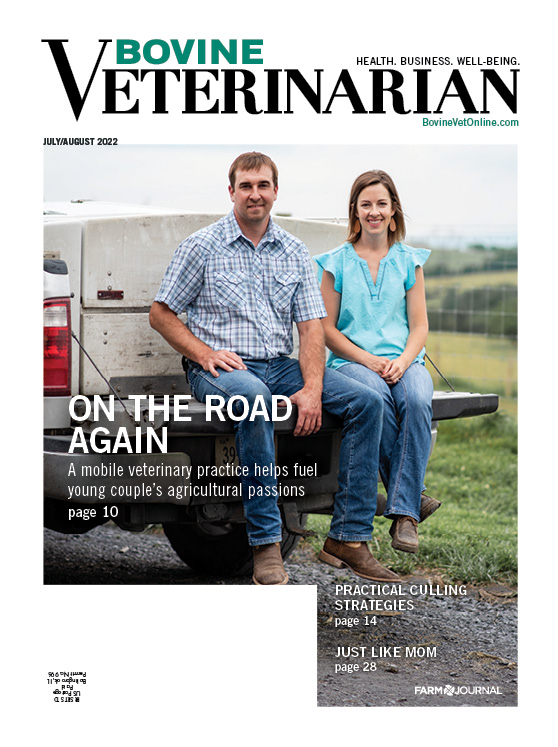  Cover of Bovine Veterinarian, July-Aug. 2022 