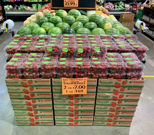   Whole watermelons may be big, but that doesn't mean they can't pair up.