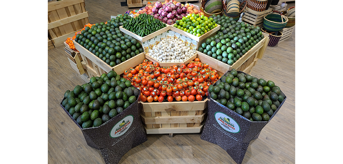 Avocados can be merchandised with guacamole ingredients.