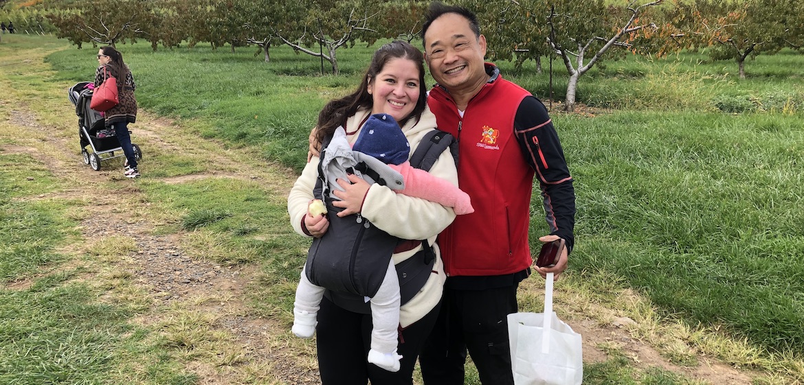  The event was enjoyed by Jeniffer Yeh, first-timer Alina Yeh, 11 months, and Charles Yeh of Stew Leonards, a regional chain of supermarkets in New York, New Jersey and Connecticut.