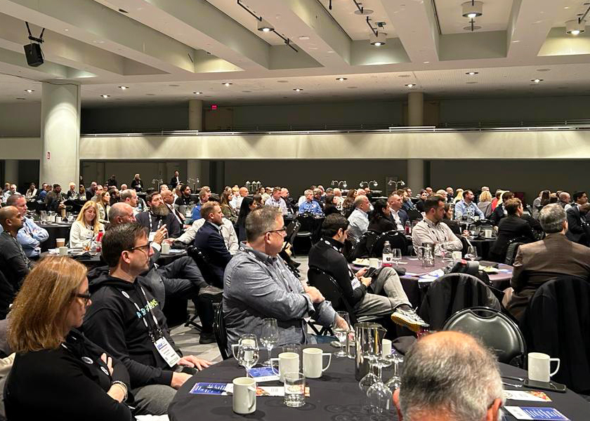  A large crowd attended the keynote breakfast event.