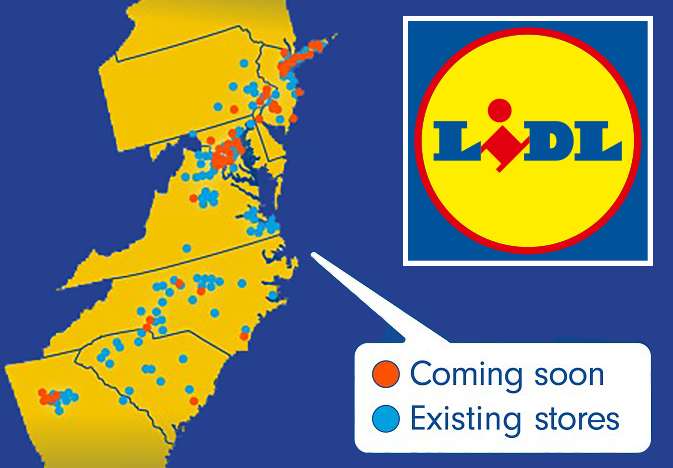 Lidl Stores World Map