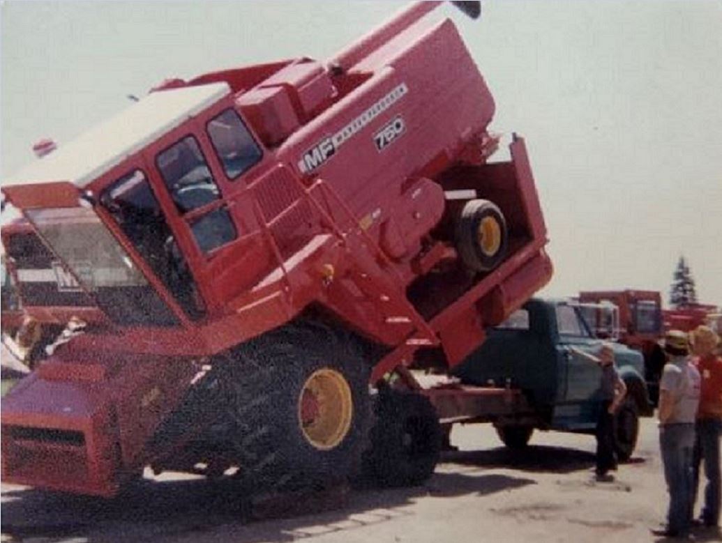 Auction for Well Known Massey Ferguson Custom Harvester Ag