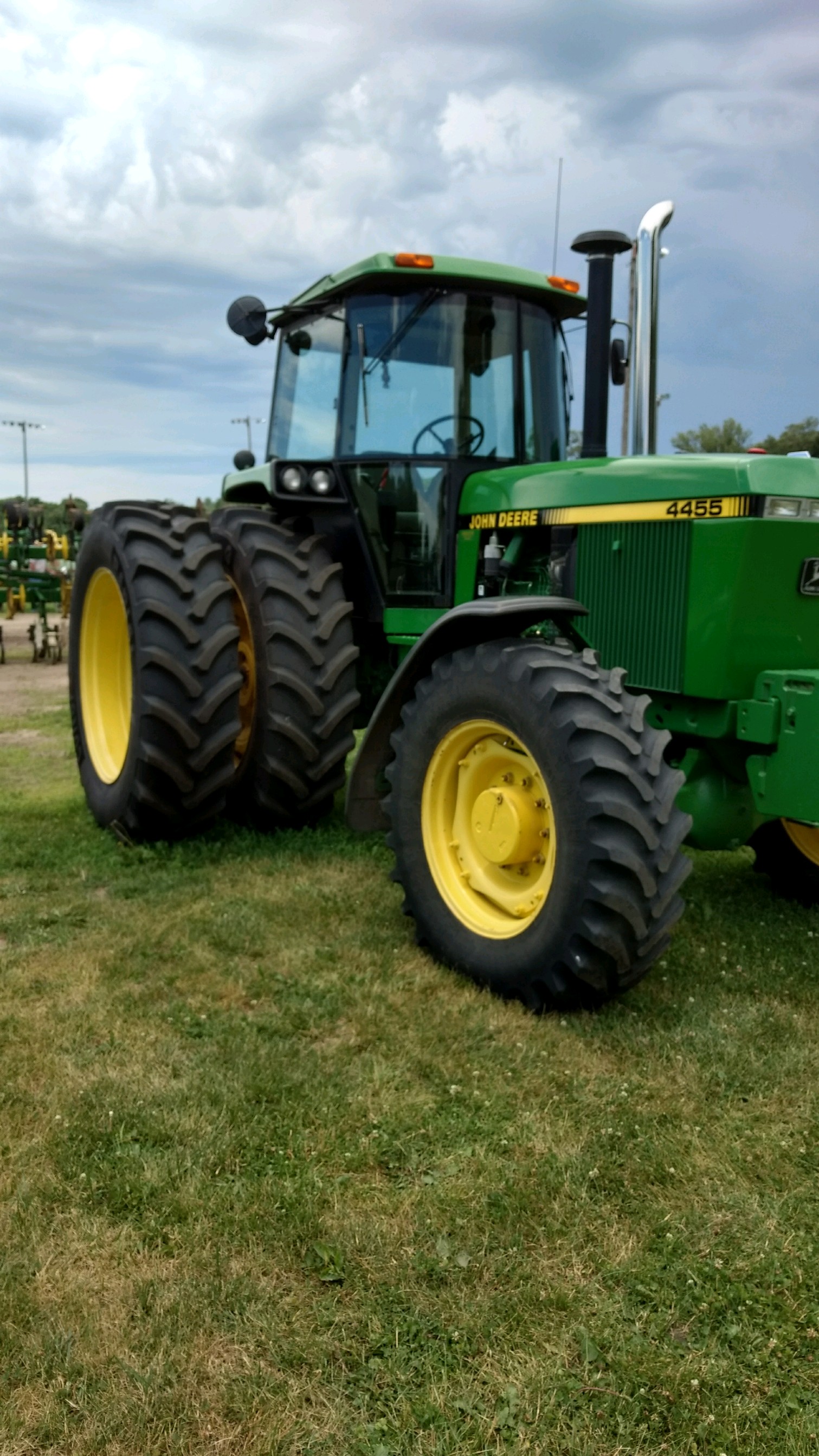 John Deere 4440 and 4455 Tractors Sell Strong on Iowa Auction Yesterday