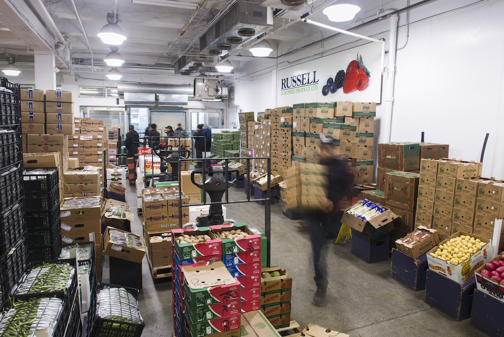 J.E. Russell Produce wholesale distributor Ontario Food Market terminal