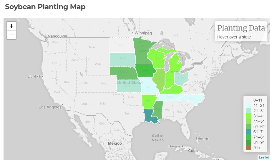 Crop Progress: Corn Nearly 70%, Soybeans Jump 15 Percentage Points | AgWeb