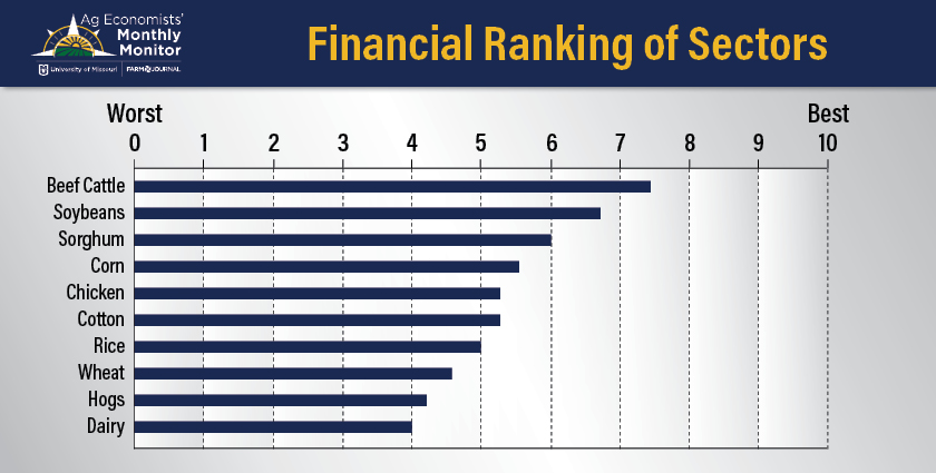 Financial rankings by sector 