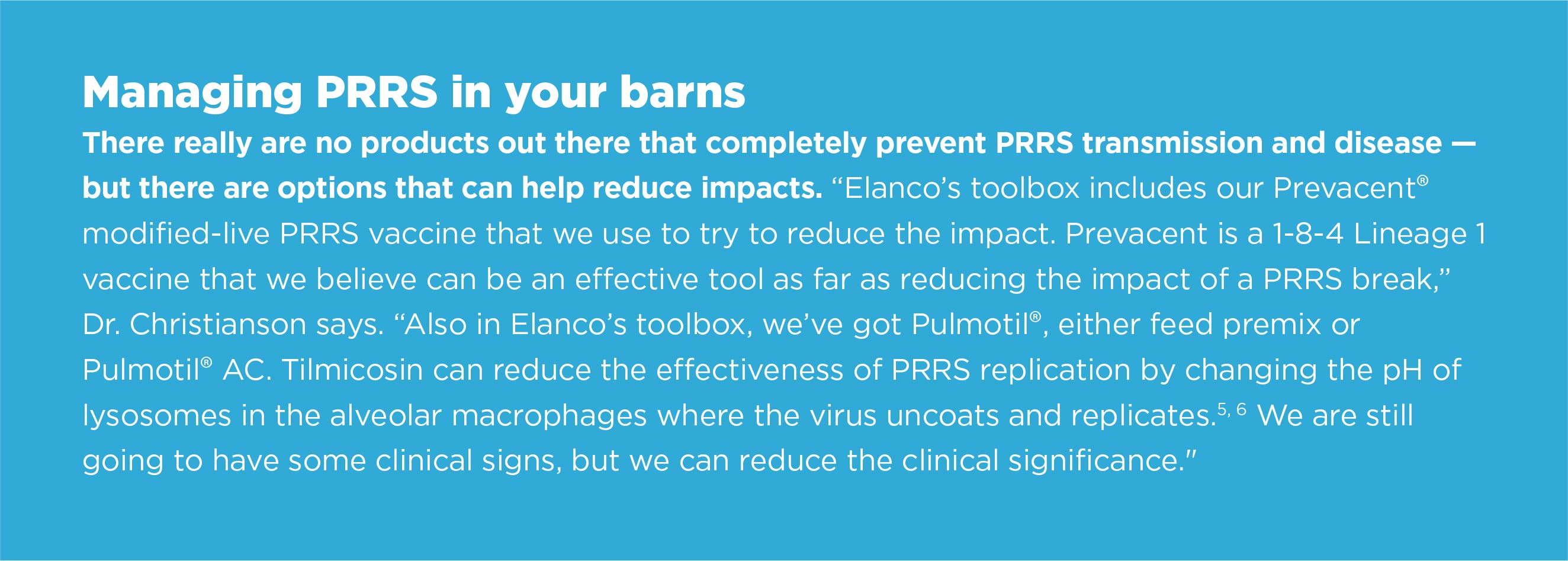 Managing PRRS in your barns