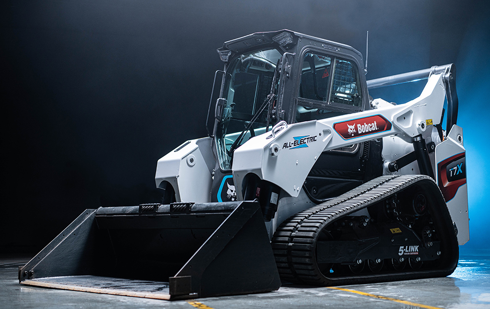 Bobcat All-electric T7X Compact Track Loader at CES