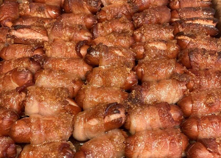 Bacon Wrapped Little Smokies by Audrey Angus