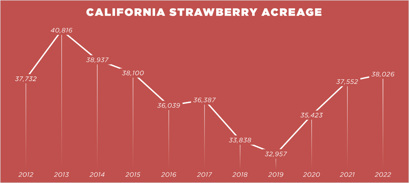 CA Strawberry Acreage 