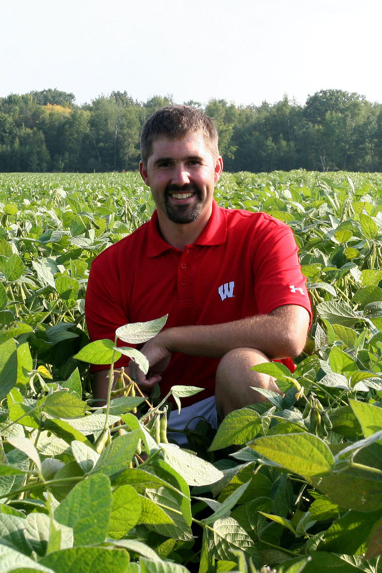 Shawn Conley in soybeans