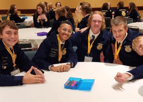 Colton Griffiths at National FFA Convention