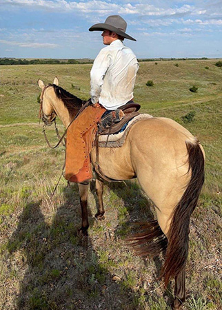 Daniel Spitzer on horse Lena
