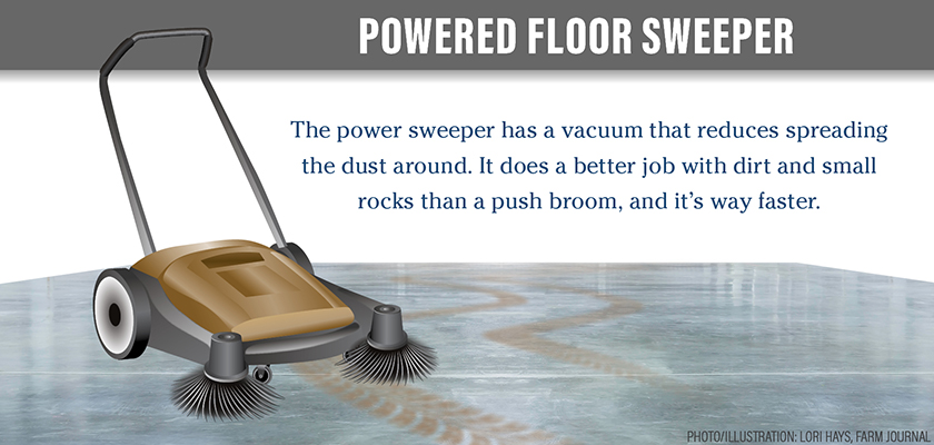 Powered Floor Sweeper