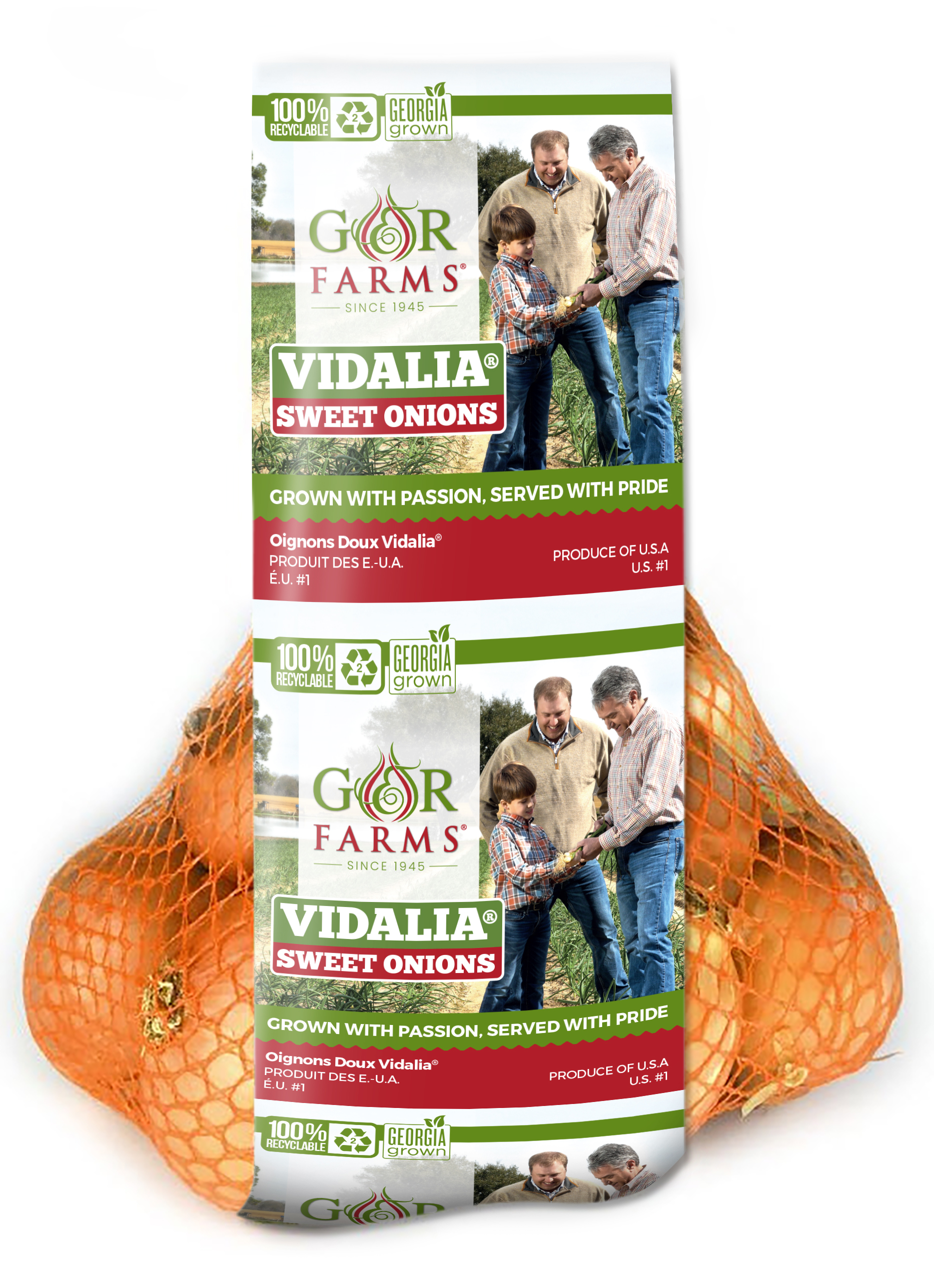 Vidalia Onion packaging