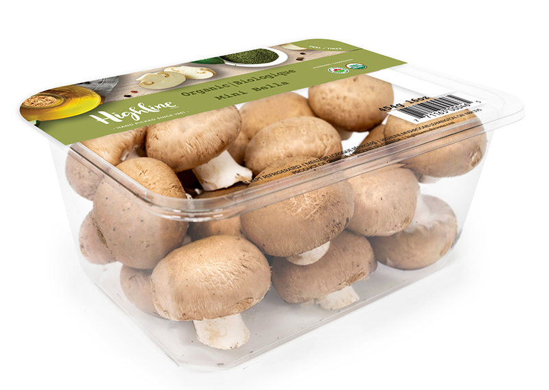Clear mushroom packaging
