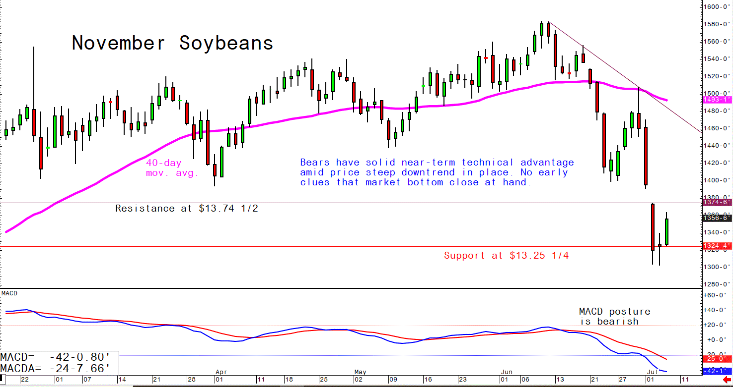 July 7 Soybeans
