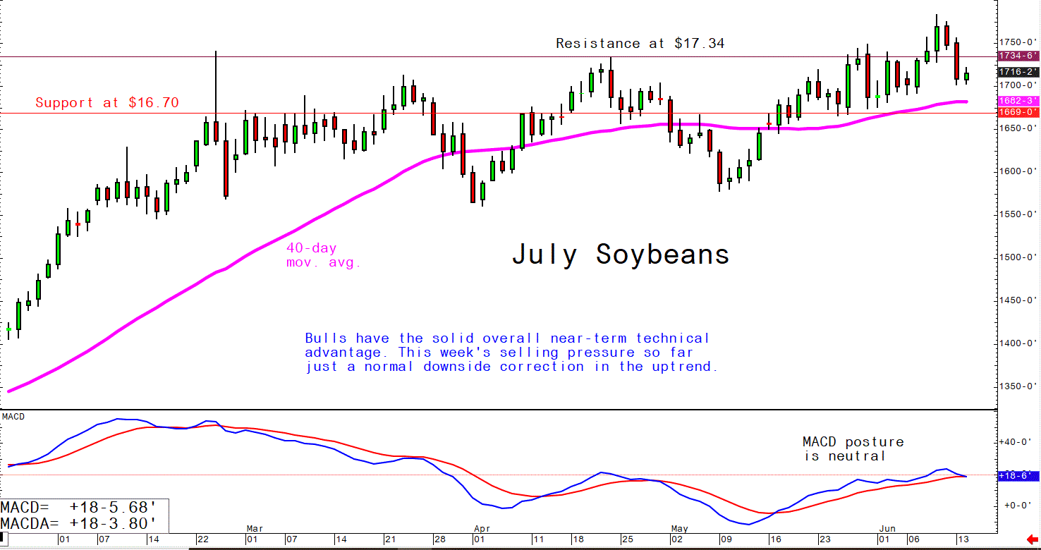 June 14 Soybeans