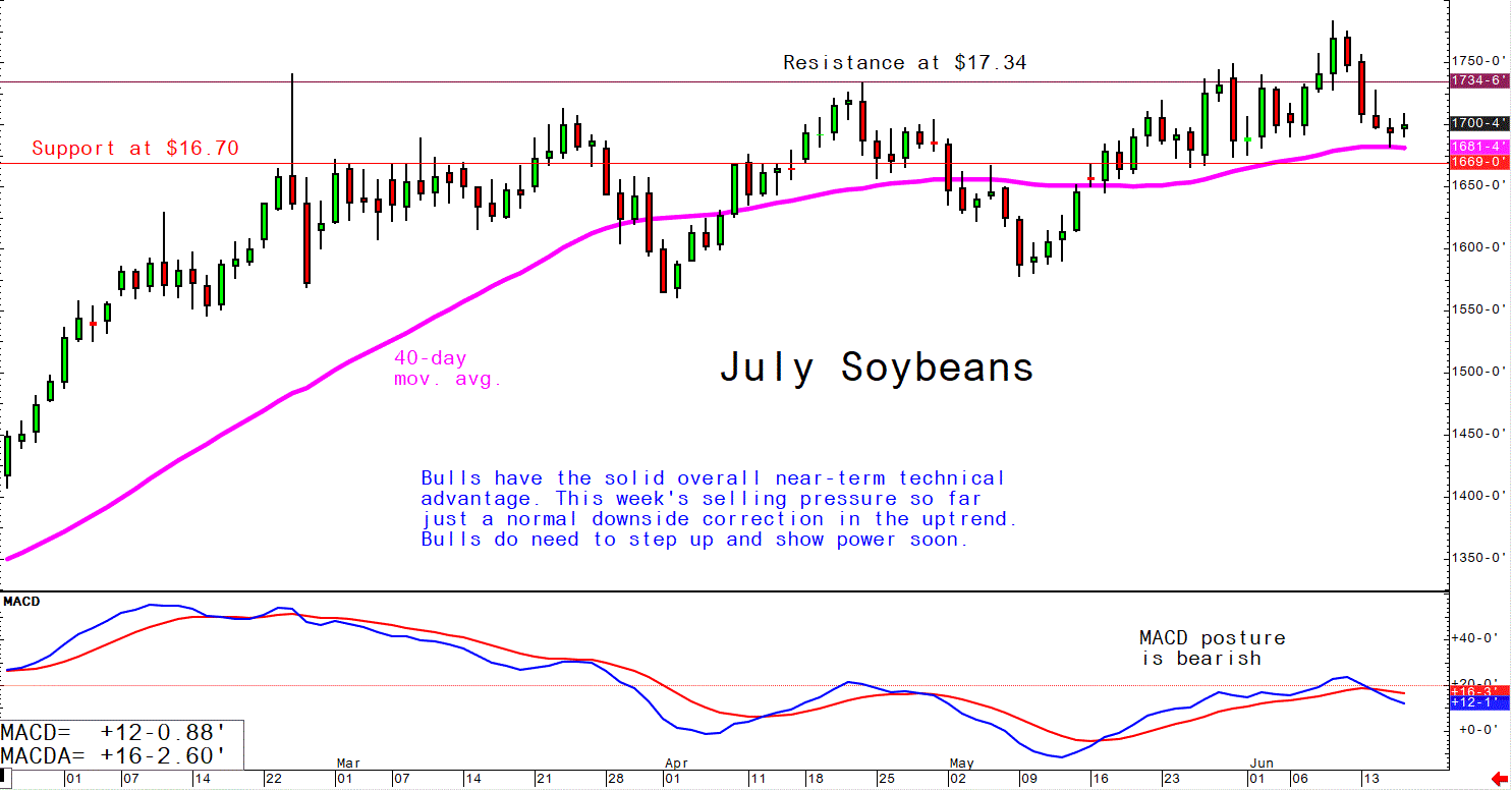 June 16 Soybeans