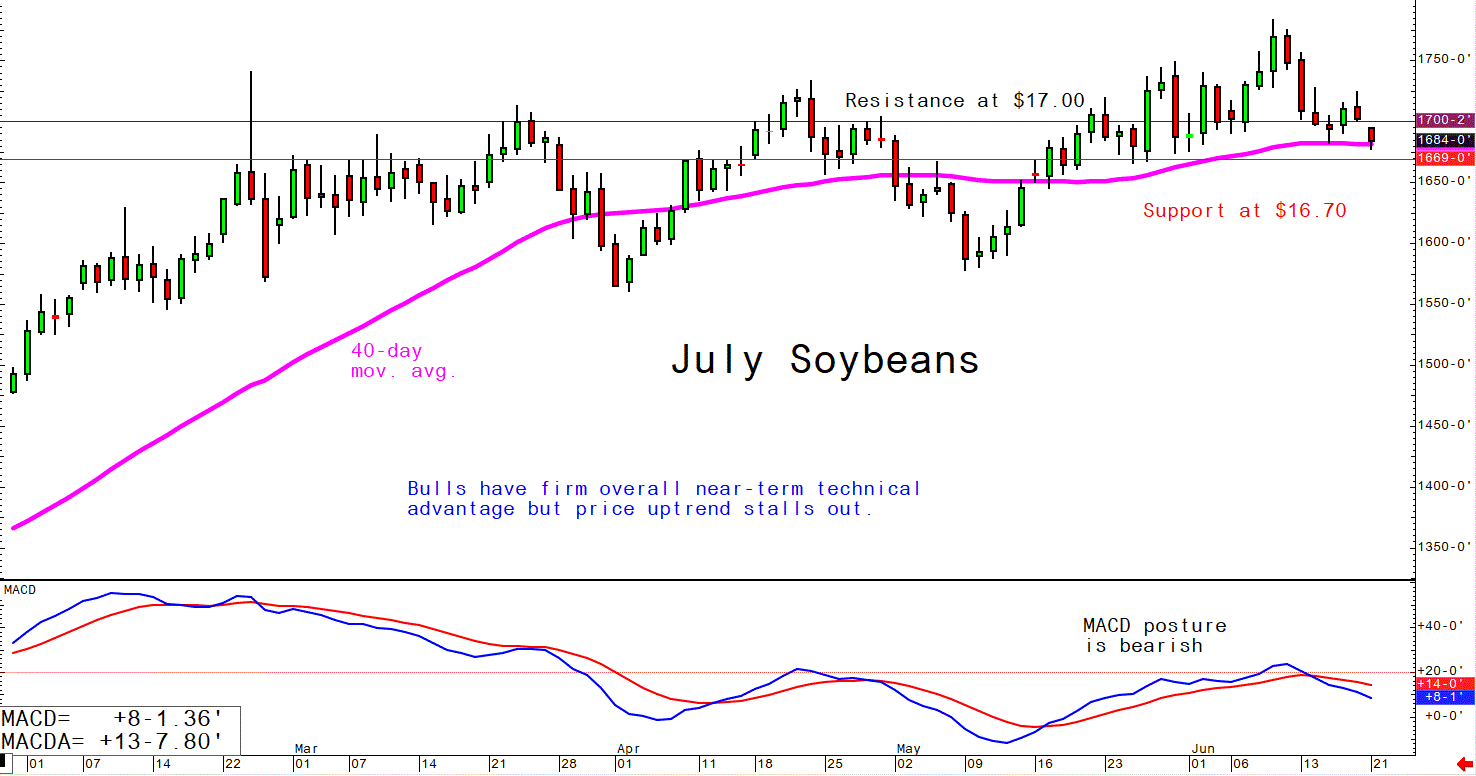 June 21 Soybeans