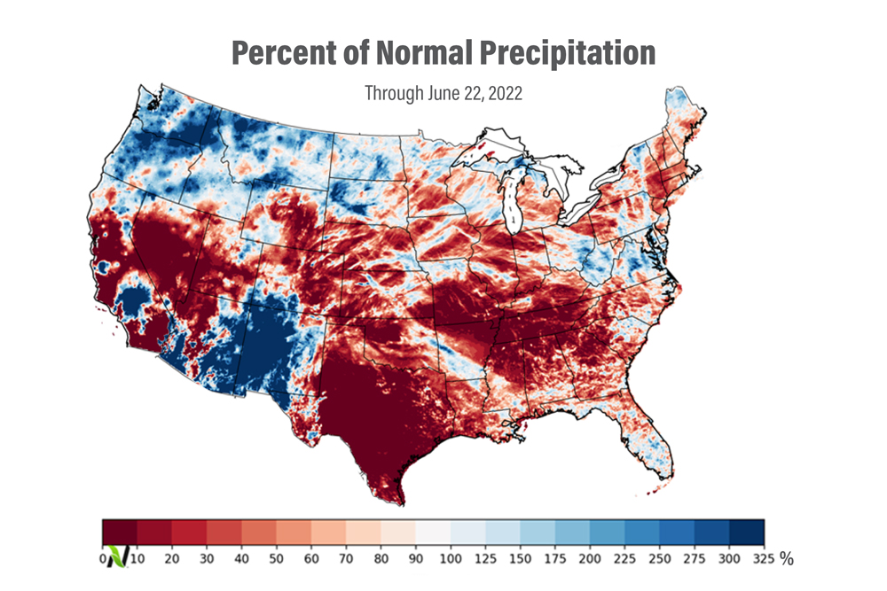 Percent of Normal Precipitation