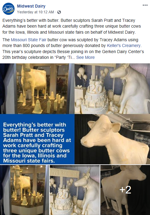 State Fair Butter Sculptures Shape Social Media