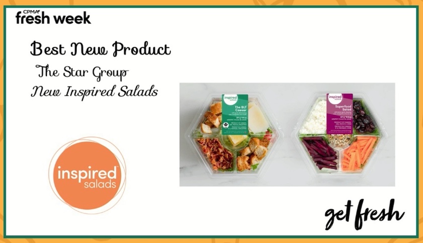 the star group inspired salads best new product at cpma