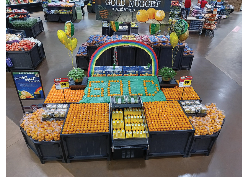 Gold Nugget display