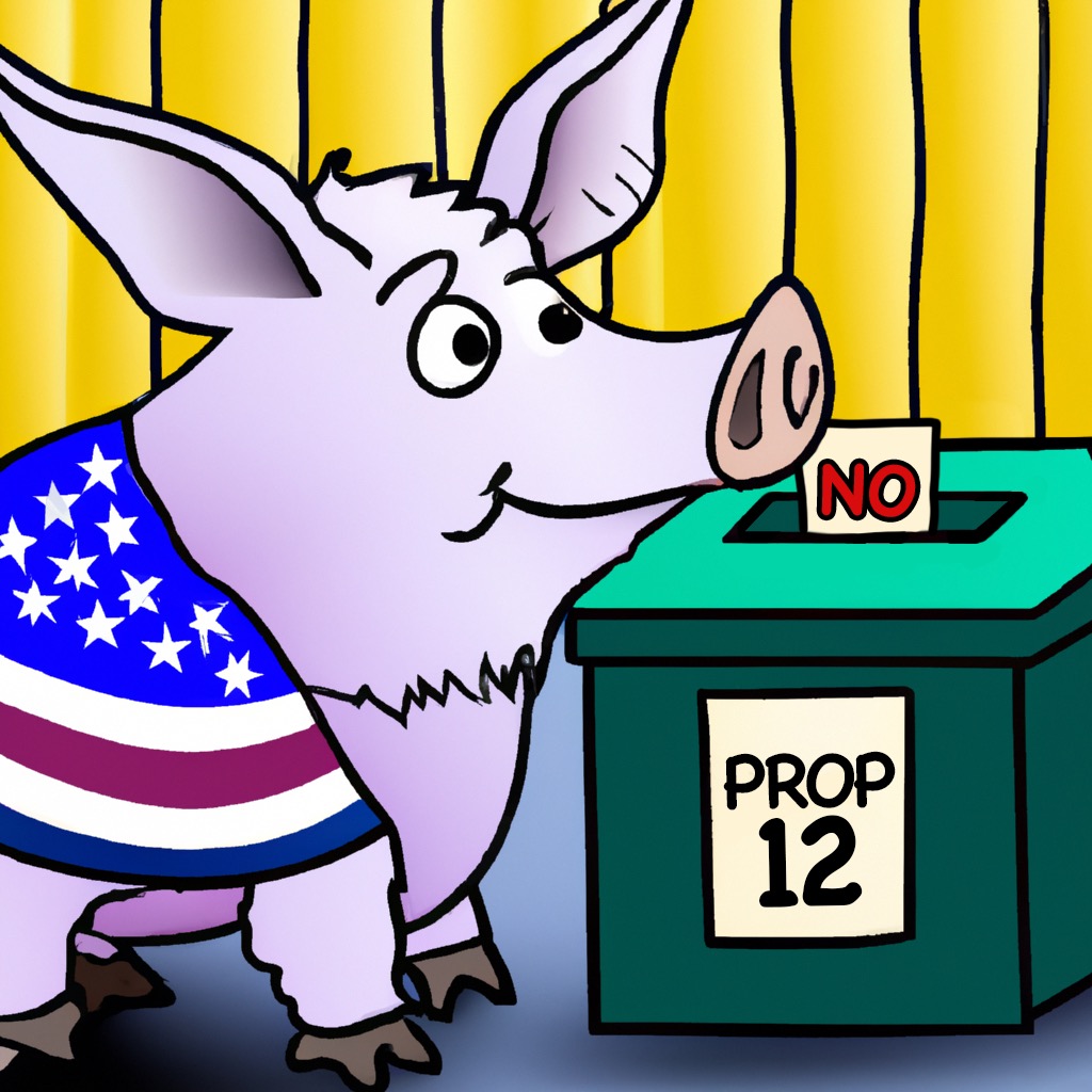 Hog voting on Prop 12