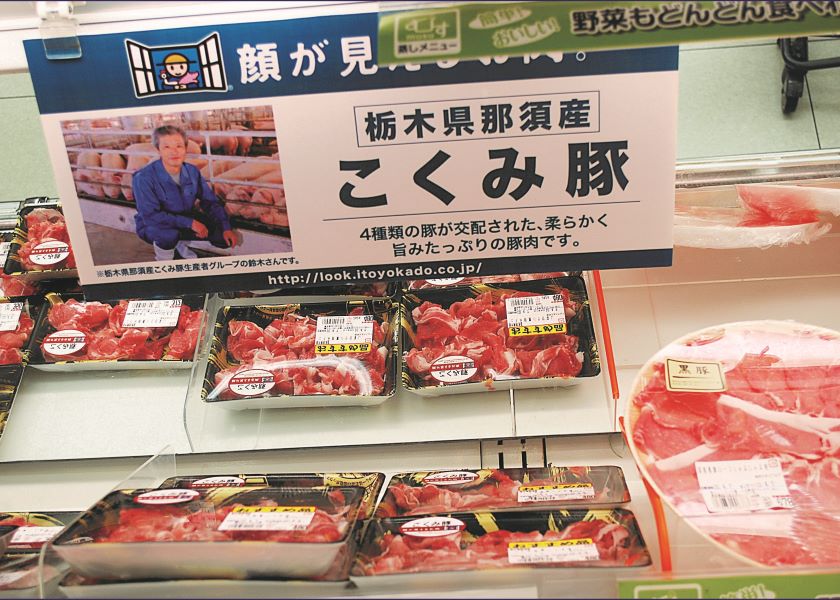 pork in Asian market