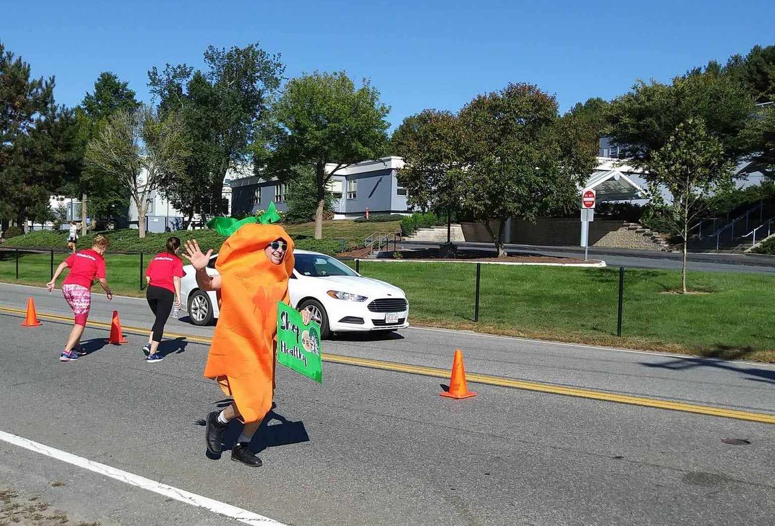 carrot costume running