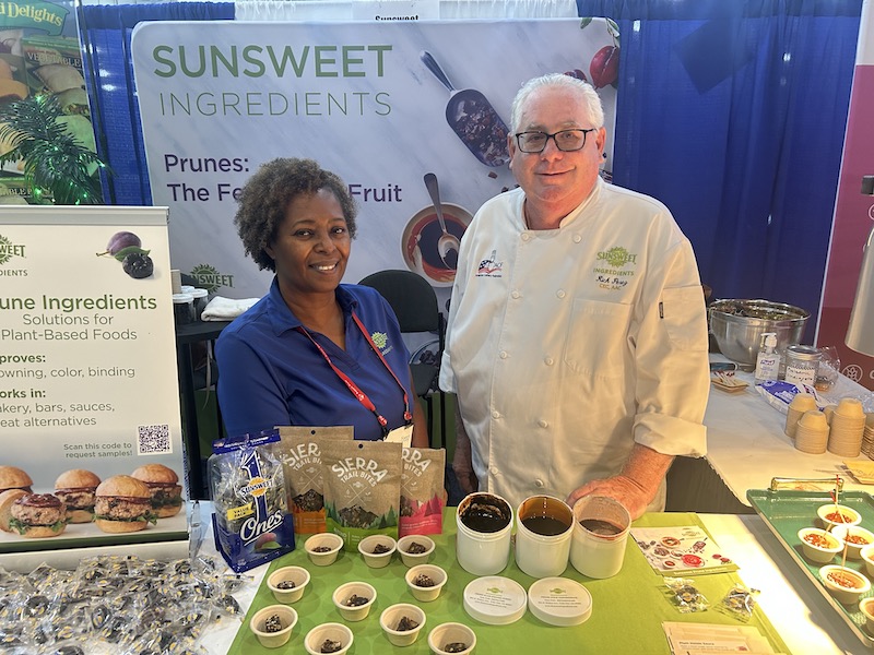 sunsweet people at booth