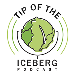 "Tip of the Iceberg" podcast logo