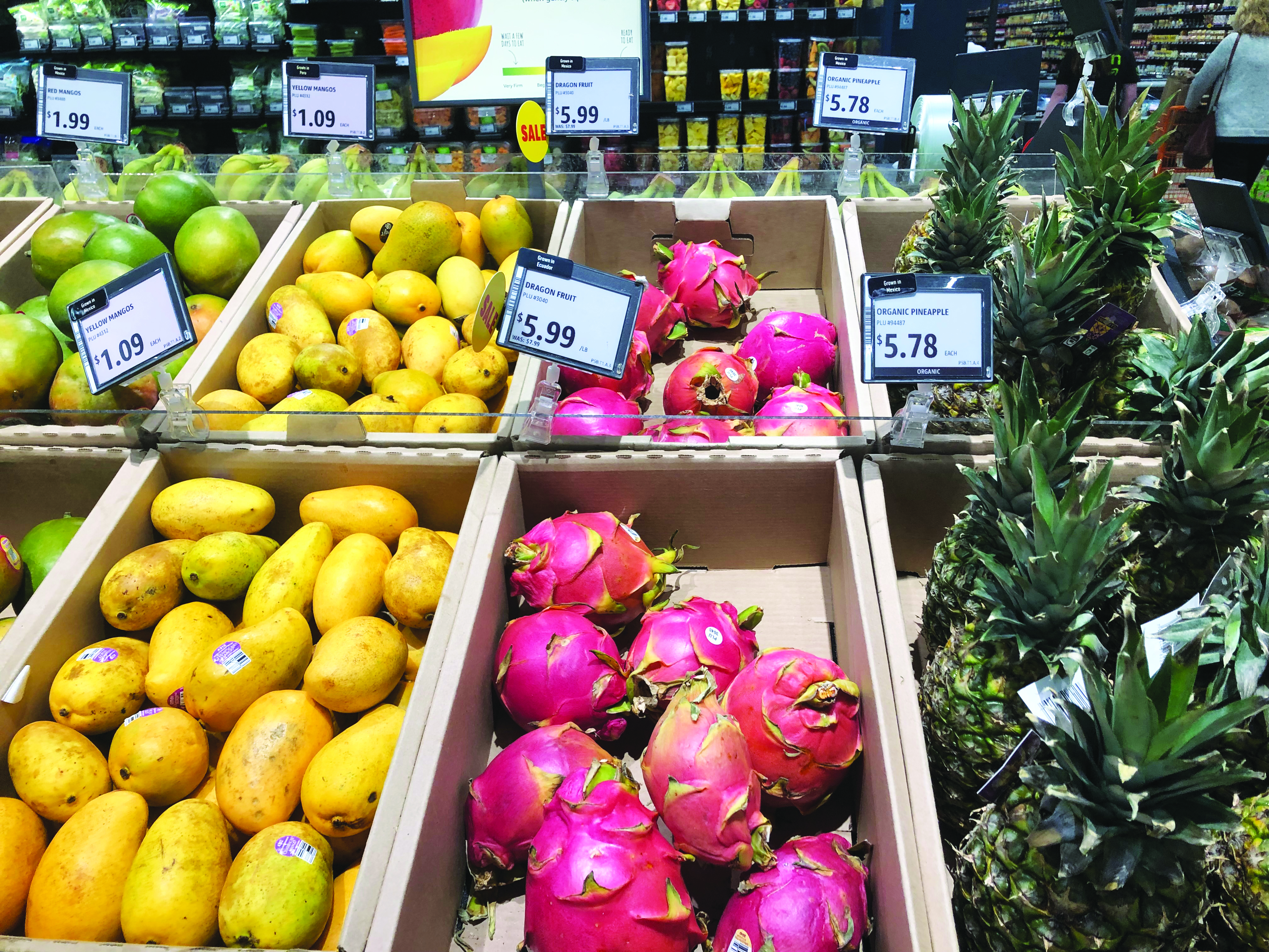 tropical fruit at amazon fresh