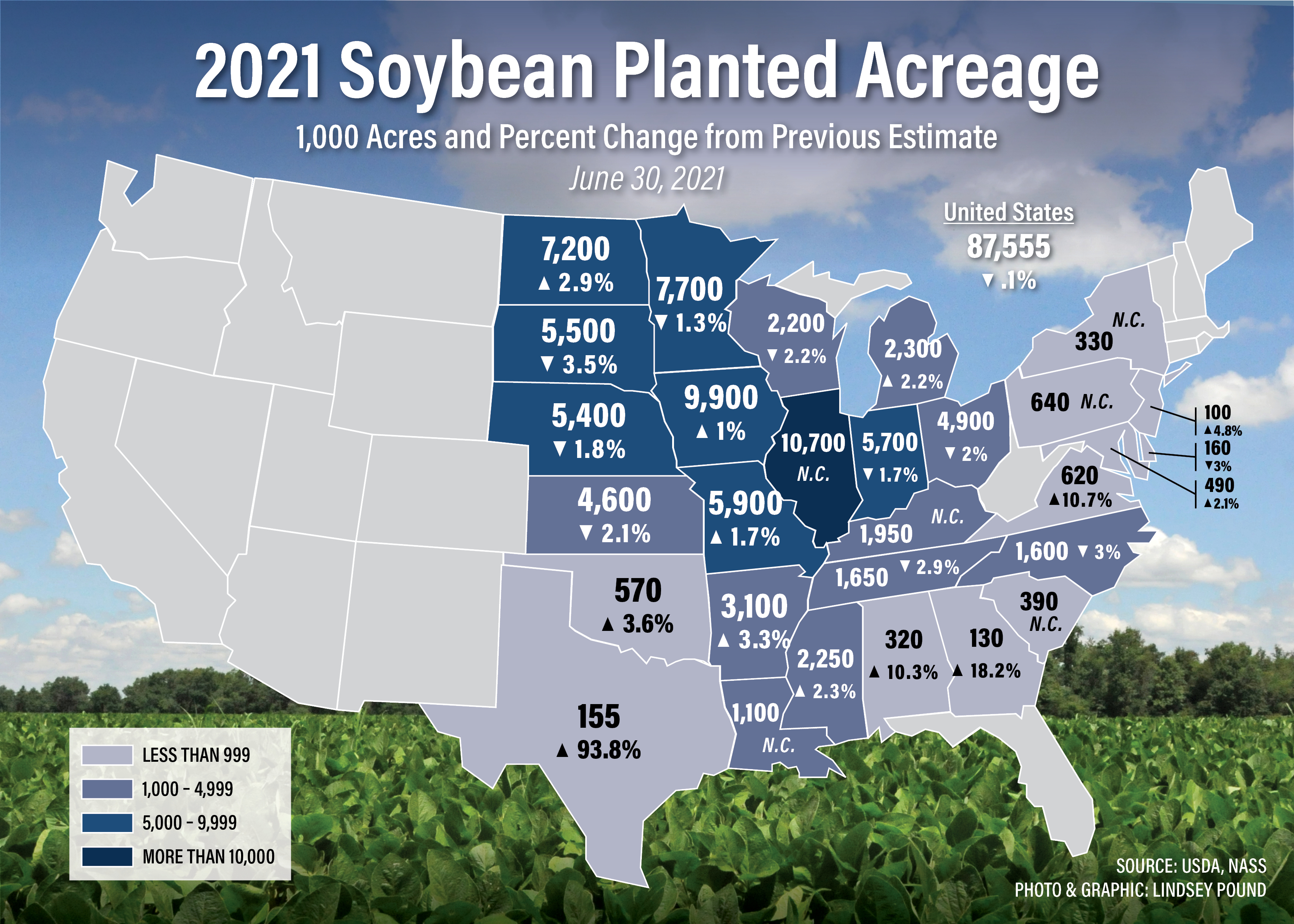 soybean planted acres