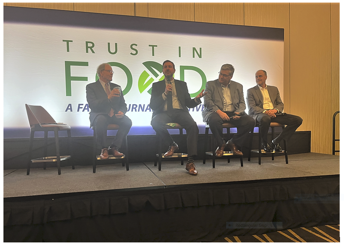 panel discussion at Trust In Food symposium