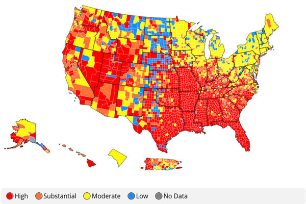 Vaccines map 