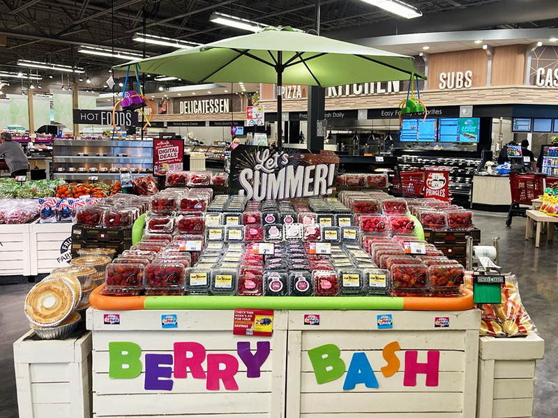 Tops Friendly Markets Summer Block Party display