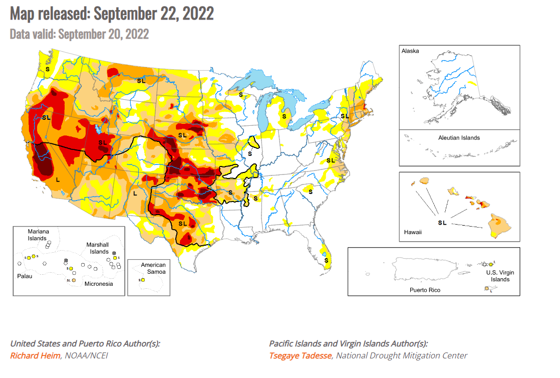 drought monitor sept22