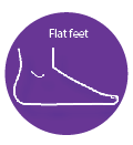 flat feet